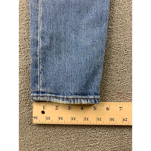 Levi's Wedgie Premium Jeans Women 26 Blue Denim Waterless Stretch Button Fly - Picture 9 of 13